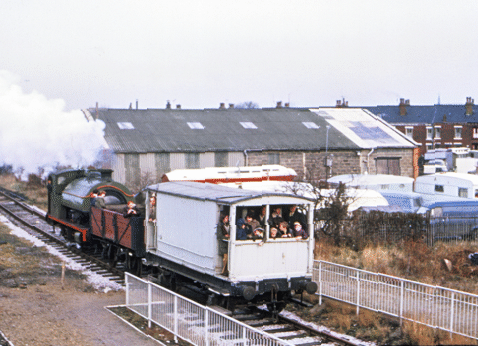 No. 6 on a passenger train in 1972
