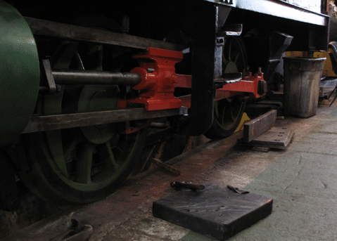 'chassis with rods fitted
