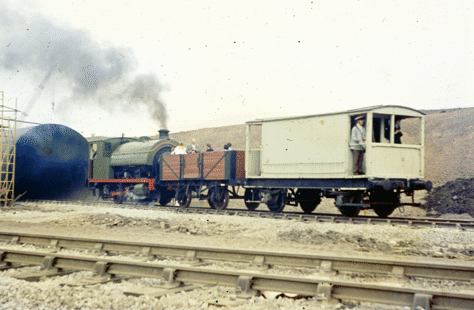 No. 6 on a passenger train in 1971
