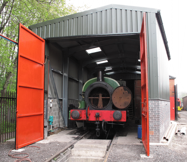 Slough Estates No. 3 in the shed