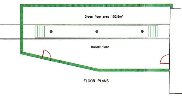 plan of Running Shed