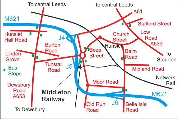 sketch map of side roads