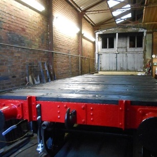 the wagon in the workshop