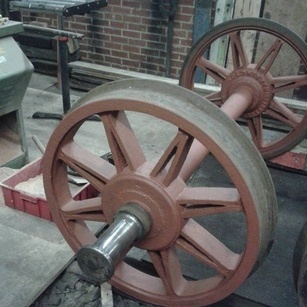 a wheelset in primer