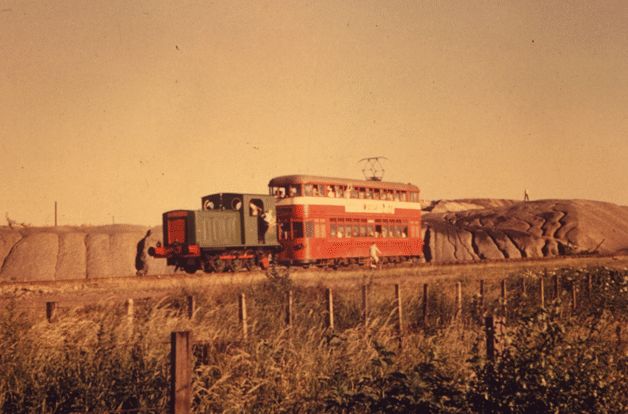 original 1960 passenger train