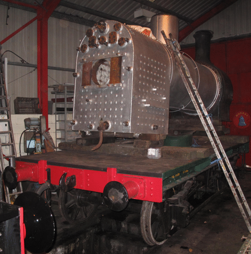 boiler in the workshop