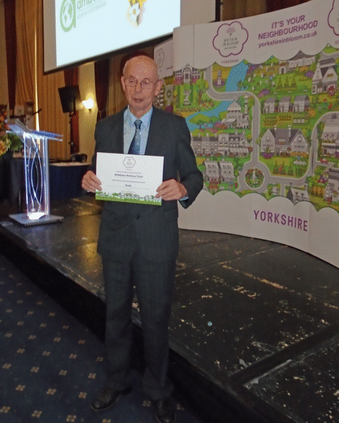 Mike with Award Certificate